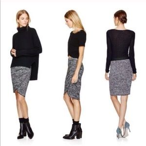 Wilfred Free Tyra Skirt in Dark Grey